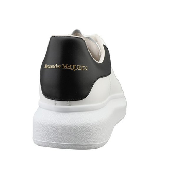 Alexander McQueen Lace-up Chunky Sneakers Oversized Rubber Sole Sz 35 White - Picture 3 of 12